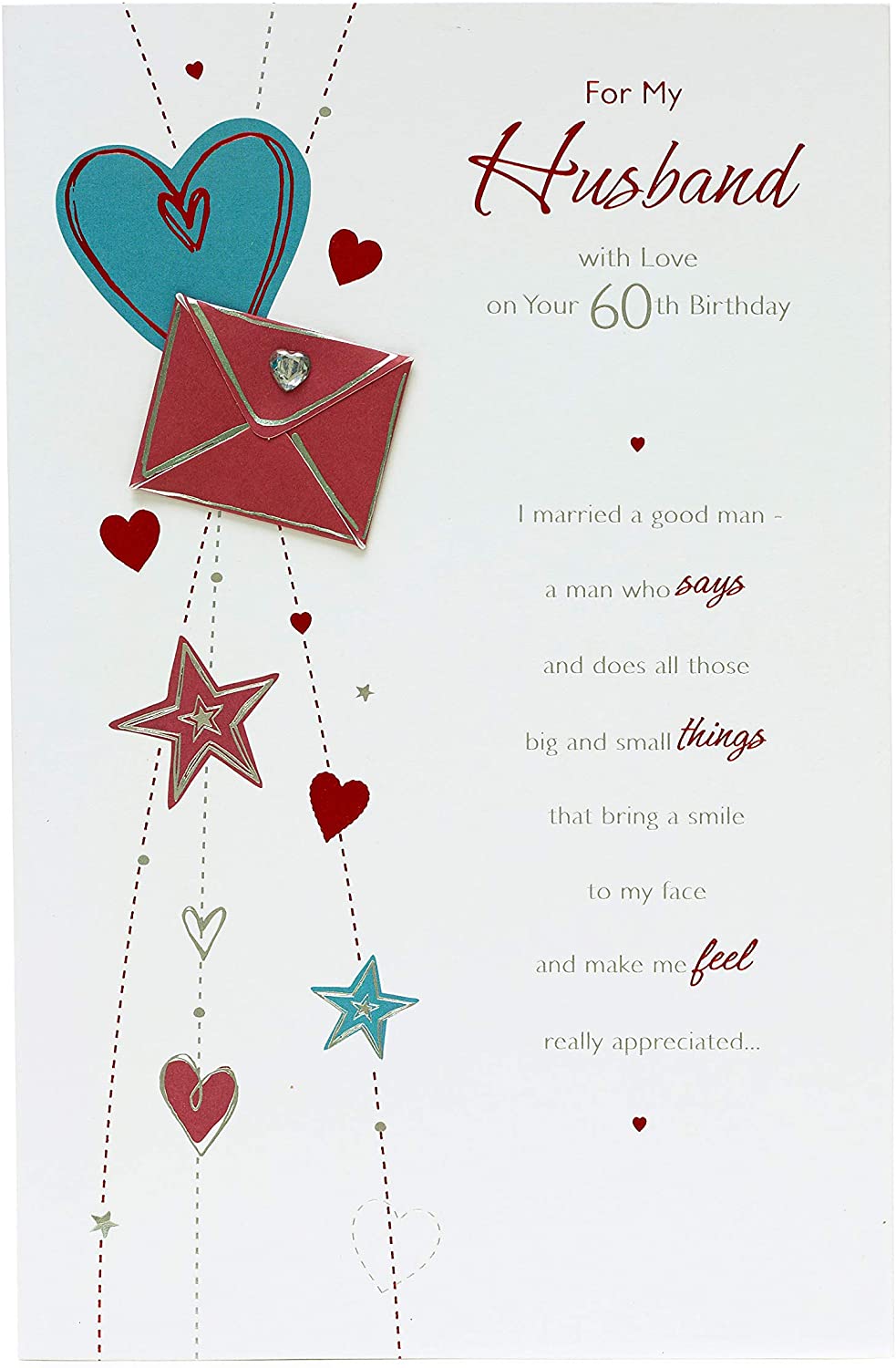 For My Husband Handmade 60th Birthday Card – Collect Cards